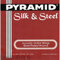 Pyramid Acoustic Silk and Steel Silver Plated Set