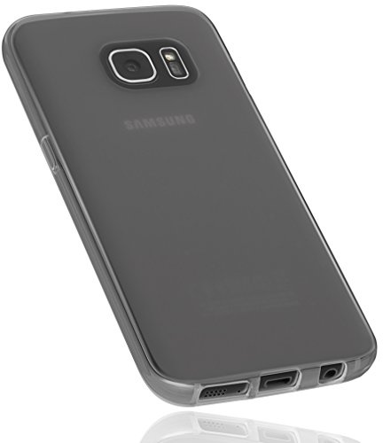 mumbi Hülle kompatibel mit Samsung Galaxy S7 Handy Case Handyhülle, transparent schwarz