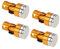 Magnet Stealth Karosseriehalterung für 1/10 Axiale SCX10 Elektrische Rc Auto - Gold