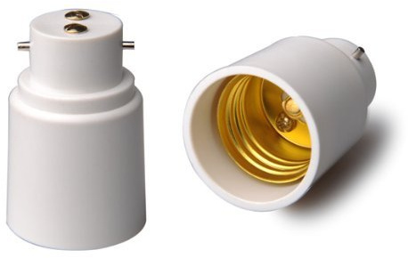 YiLighting - B22 to E26/E27 Edison Screw Base Adapter Converter for LED Halogen CFL Light Lamp (6 Pack)
