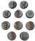 War World Gaming Industry of War Industrielle Miniatur-Basen x 10 (25mm) - 28mm Sci-Fi Tabletop Spiele Gelände Modellbau Modell Figuren Malen Wargame Kriegspiel