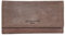 HOLZRICHTER Berlin – Große Damen Geldbörse aus Leder (No 4-3), Vintage, 11x19x3 cm, XXL Portemonnaie mit 22 Kartenfächern, 4 Hauptfächer und mittigem Münzfach Geldbeutel in Schokoladenbraun