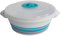 Tredoni Pentola Microonde 1L con Coperchio Ventilato, Pentola per Cottura a Vapore Riscaldante (1 Litro)