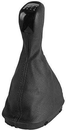Kuuleyn Pomo de cambio de marchas, cubierta de bota de polaina de pomo de cambio de marchas de 6 velocidades para Clase C W203 S203