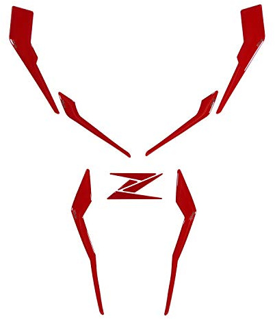 BIKE-label Dekor Aufkleber Rot Kotflügel kompatibel für Kawasaki Z900-550163VA