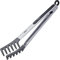 Westmark Buffetzange, Mit Gabellaffen aus Silikon und gummierten Griffen, Länge: 32,5 cm, Rostfreier Edelstahl/Kunststoff/Silikon, Fork Silicone Maxi, Silber/Schwarz, 16222270