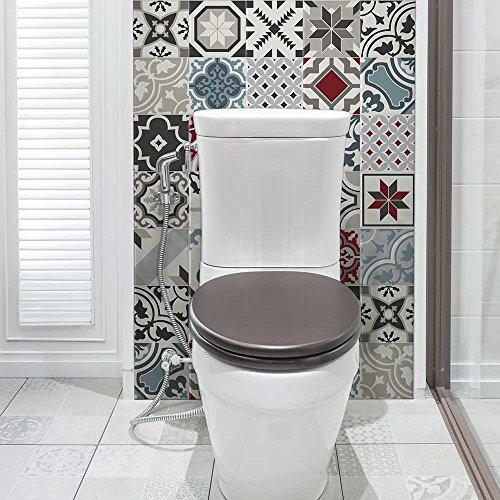 RE-COVERTILES - Autocollants Carrelage Salle de Bain et Cuisine 12 Pcs 15x15 cm - PS00152 Décoration murale en carrelage mosaïque PVC imperméable style carreaux de ciment Azulejos