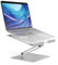 Durable Tischständer für Laptop/Notebook, stufenlos höhen- und winkelverstellbar, faltbar, silber, 505023