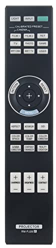 New RM-PJ28 Remote Control Replaced fit for Sony 3LCD 1080P Home Theater Projector VPL-VW365ES VPL-HW65ES VPL-HW45ES VPL-VW285ES VPL-VW2 VPL-HW40ES VPL-VW350ES RM-PJ28 RMPJ28 RM PJ28 RemoteController