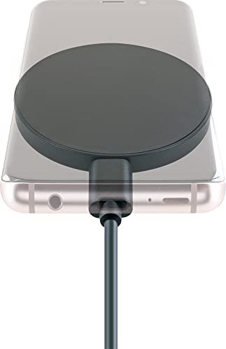 SCHWAIGER LISM0300 QI Ladeplatte Wireless Ladestation QI-Ladegerät Induktionsladen Kabellos Laden 10W Status LED schwarz iPhone Samsung Galaxy Huawai Smartphone Handy