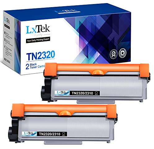 LxTek Purify TN2320 TN 2320 Toner Kompatibel für Toner Brother MFC L2700DW TN 2310 TN2310 für Brother MFC-L2700DN HL-L2340DW HL-L2300D DCP-L2520DW DCP-L2560DW MFC-L2720DW MFC-L2740DW (2 Schwarz)