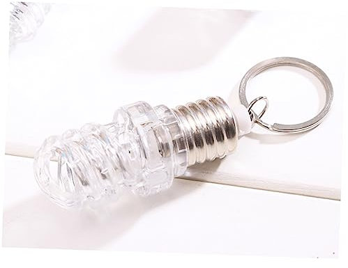 Uonlytech 10 Stück Glühbirnen-Schlüsselanhänger Led-Taschenlampe Mini-Taschenlampen Schlüsselanhänger Led-Glühbirnen Led-Lampen Led-Leuchten Glühbirne Led-Birne Schlüsselanhänger