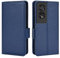 Topme Leather Case for TCL 40 NXTPAPER (4G) (6.78 Inches), [simple Lychee Pattern Series Phone Case] - Dark Blue