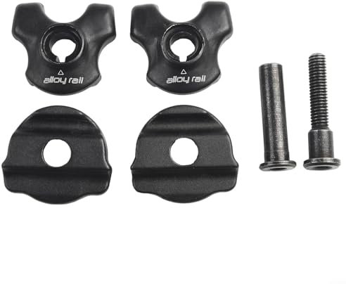 Zoegneer Fahrrad-Sattelstützen-Klemmen, Stahl-Sattelstützen-Klemme, ovale oder runde Klemme, schwarz, 7 x 9 mm, 2 Stück