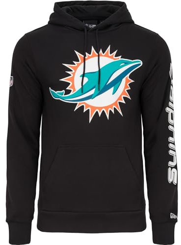 New Era NFL Fleece Hoody - Vertical Miami Dolphins - XXL