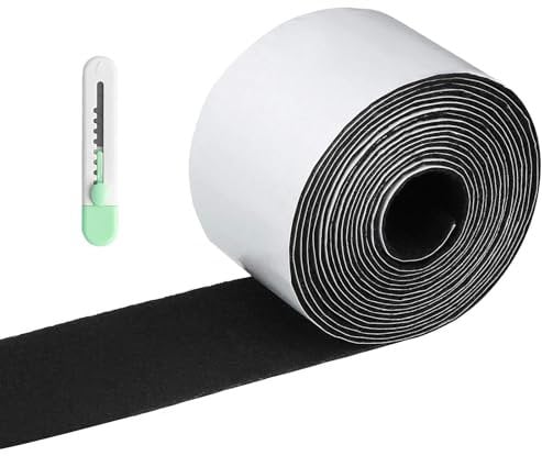 Feutrine Autocollante 600cm(Long) x5cm(Large) Moquette Rouleau Facilement Découpé à la Taille Excellent Adhesive Strength Les Meubles Peuvent être Déplacés Facilement 1 Rouleau