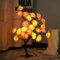 XVICO Rose Table Lamp Flower Tree Night Light Warm White Romantic White Pink Multicolor Light Home Bedroom Valentines Day Easter Wedding Party Decor LED Desk Light Christmas Decoration Lights