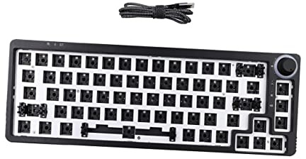 HEMOTON Mechanisches Tastatur-DIY-kit Mit Hot-swap-fähiger Anschlussdose Und Tastaturgehäuse Für Tastatur-DIY-gehäuseplatte Kompatibel Mit Mechanischen Schäften Und - Schäften