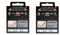 2 Packungen Set JENZI gebundene Forellenhaken (20 Stück) Mono, 80cm Hakengröße 4, 6, 8, 10 & 12 je nach Auswahl + gratis Petri Heill! Aufkleber (Hakengröße 6)