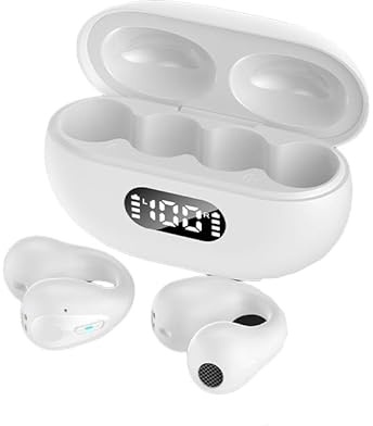 INF Kabellose Open-Ear-Kopfhörer Bluetooth 5.2, HiFi-Stereo-Klangqualität, Perfekt als Sportkopfhörer, Mit praktischem Ladeetui, 5-6 Stunden