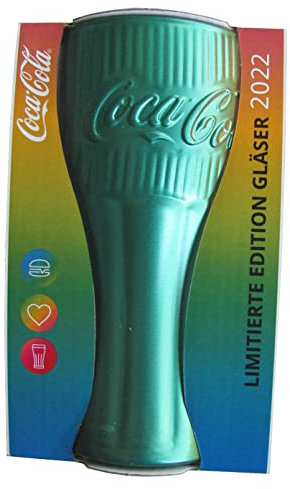 Coca C o l a & Mc Donalds - Edition 2022 - Glas 0,3 l. - Regenbogen