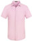 HISDERN Camicia Lino Uomo Manica Corta Rosa Camicie Estiva Casual Lino Cotone Camicia per Spiaggia Vacanza Camicia con Bottoni Regular Fit XL