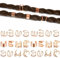 Niuhong 24 Pcs Dreadlocks Schmuck Braids Haarspangen Flechten Haar Manschetten Haarringe Zöpfe Wikinger Braids Loc Haarschmuck Haarringe Haarspange Zöpfe Accessories Frauen Und Mädchen (Rotgold)