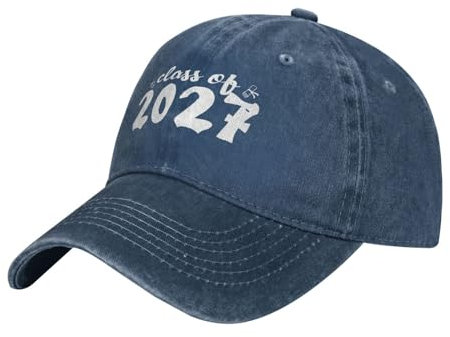 Baseball Cap Seniorenklasse 2027 Baseballmütze Waschbare Baseballkappe Unisex Trucker Hut Für Outdoor Running Reisen