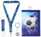 GmeDhc Portefeuille pour Enfant, Porte Monnaie Enfant Pliable avec Mousqueton, Lanière de Cou et Porte-clés, pour Garçons Filles