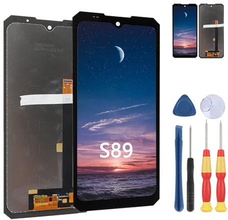 MinTroSD Pantalla táctil para Doogee S89/S89 Pro LCD que reemplaza las piezas con herramientas.