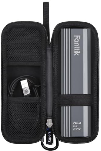 Case for Fanttik E1 Max 3.7V Electric Screwdriver, Storage Case Compatible with Fanttik E1 Max Mini Precision Screwdriver Set 50 Magnetic Bits, Case Only (Black)