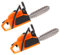 Totority 2Pcs Simulated Chainsaw Prop Mini Chainsaw Model for Dollhouse Decor Realistic Miniature House Accessories for Gardening Scenes and Playtime Fun