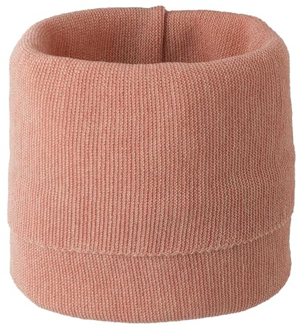 Ecoable Kids Merino Wool Tube Scarf, One Size Infinity Neck Warmer | Soft Thermal Winter Gaiter for Boys and Girls (Soft Pink)