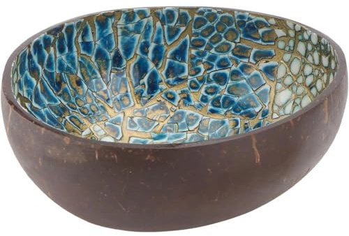 Ymxygz Natural Coconut Shell Bowl, Handmade Coconut Shell Bowls, Coconut Shell Storage Bowl Reusable Coconut Bowl for Snacks Keys