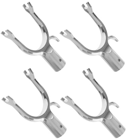 GLEAVI Obstbaumstütze 4 Stück aus Aluminiumlegierung, Silber