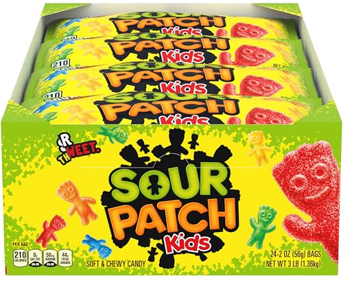 Sour Patch Kids (saure Fruchtgummis) 12 Packungen - insgesamt 672g - aus USA