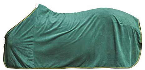 HKM Fleece Rug Green/Gold EU95/UK4ft 5/US 51