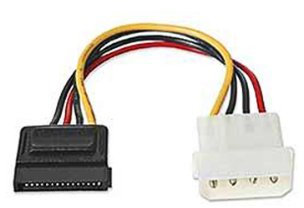 Dynamode Cavo adattatore di alimentazione da Molex 4 pin a SATA, 15 cm
