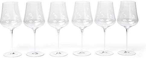 Gabriel-Glas - 6er Set - mundgeblasenes österreichisches Kristallweinglas - Gold Edition