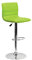 Flash Furniture Vincent Barhocker mit Rückenlehne, höhenverstellbar, Vinyl, mit Chrom-Standfuß, Grün, 2 Stück