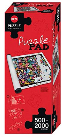 HEYE 80589 - Puzzle Pad - Puzzlematte für 500 - 2000 Teile, weiß
