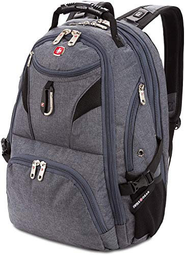 SwissGear 5977 Scansmart Laptop Backpack, Grey, 17-inch, 5977 Scansmart Laptop Backpack