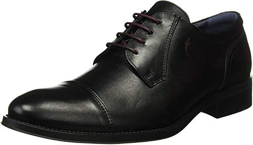 Fluchos Heracles Zapatos de Cordones Derby, Hombre, Negro (Negro 000), 44 EU (10 UK)