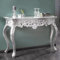 cagü romantische Konsole Florence Silber Antik in Barock-Design 110cm x 35cm