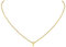 Suplight Damen 925 Sterling Silber Buchstabe I Collier 18k vergoldet 3D Initiale Anhänger mit 45cm/1,5mm Rolokette Minimalist Schlüsselbein Kette Schmuck Accessoire für Party Abendkleidung