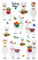 AVERY Zweckform Glitter Sticker Lama 16 Aufkleber (selbstklebende farbenfrohen Kindersticker zum Spielen, Basteln, Sammeln, für Freundschaftsbücher und Poesiealben) 57294