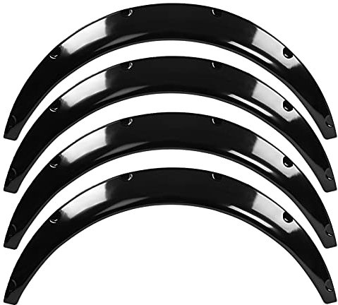 Parafanghi per Auto, Parafanghi Anteriori e Posteriori Flessibili per Auto 4 pezzi 90 mm / 3,5 pollici Ruota per il Corpo, Extra Larga Archi Universali, Passaruota
