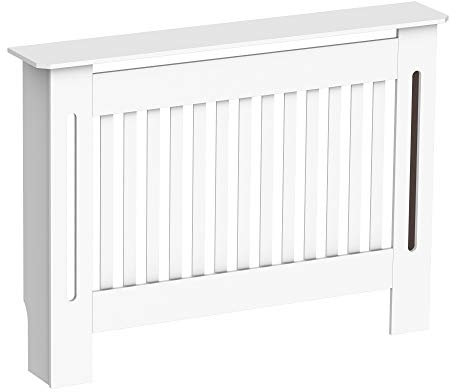 HOMCOM Heizkörperverkleidung Heizkörperabdeckung Heizungsverkleidung Heizkörper Radiator Cover Abdeckung 112x19x81 cm