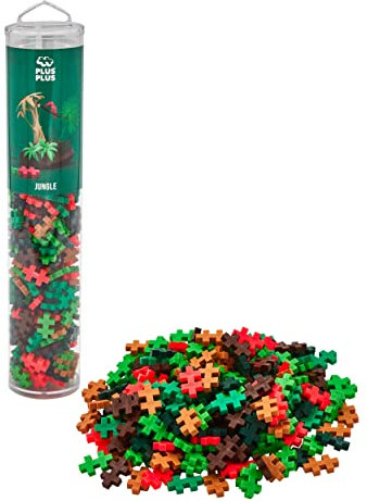 PLUS PLUS- Jeu de Construction, PP4263, Jungle, 240 pièces