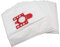vhbw 10x Sacs compatible avec Hoover Sensory SN70_SN00-100 aspirateur - microfibres non tissées, 28cm x 20cm, blanc